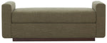 OLIVE GREEN / WALNUT
