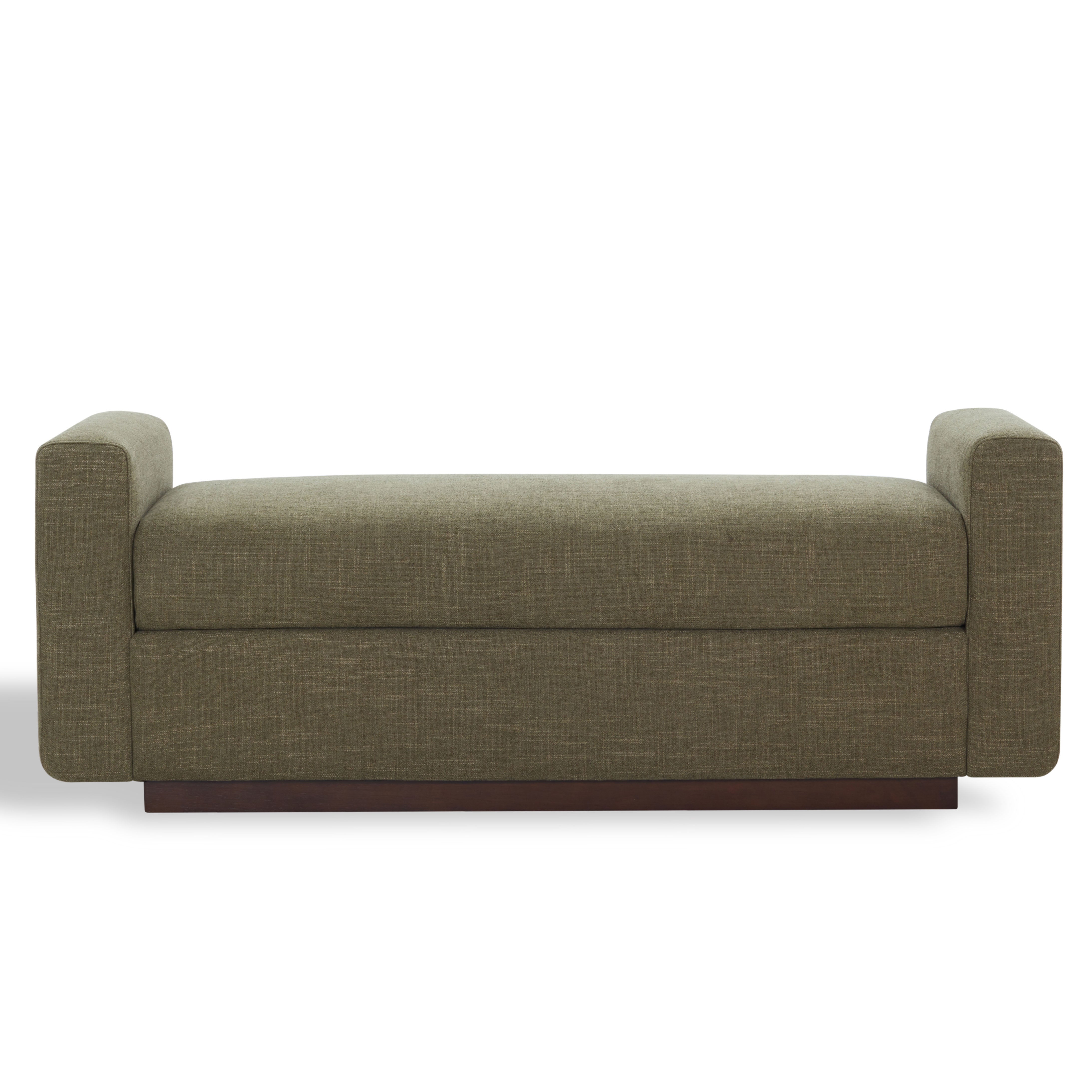OLIVE GREEN / WALNUT