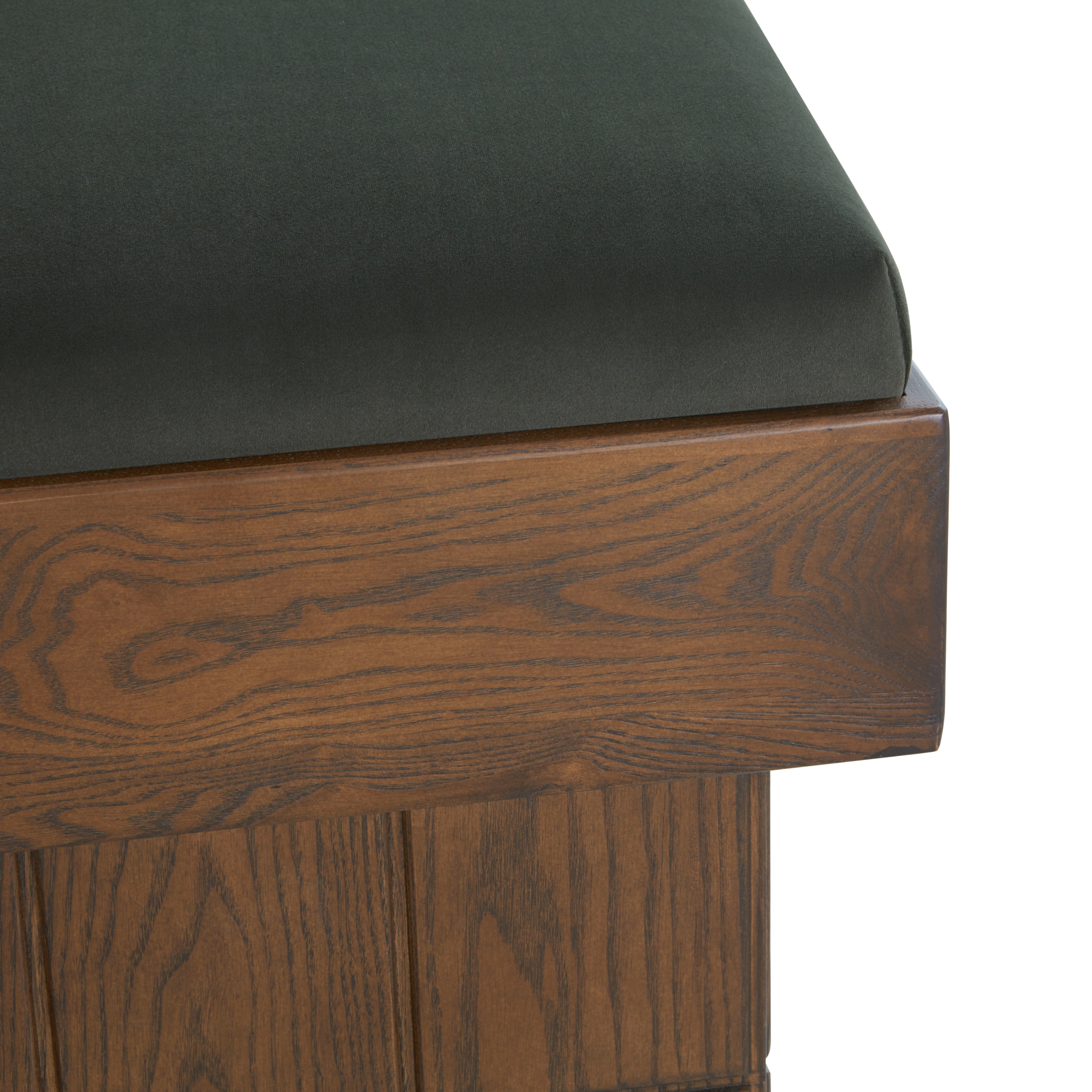 OLIVE GREEN / WALNUT