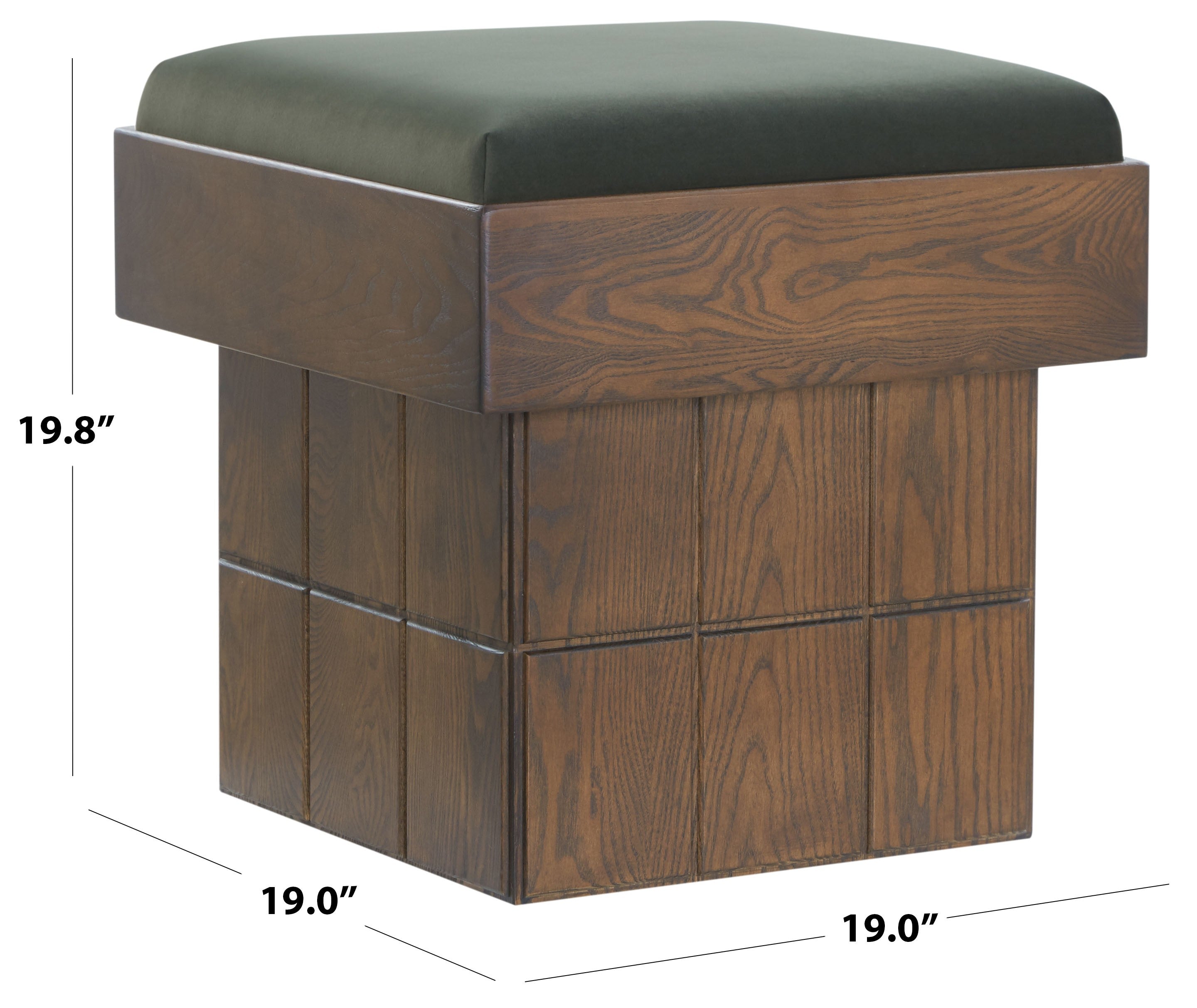OLIVE GREEN / WALNUT