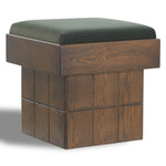 OLIVE GREEN / WALNUT
