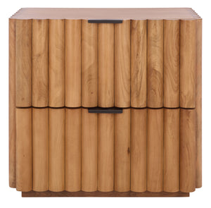 Safavieh Couture Renata Fluted Wood Nightstand, SFV5545