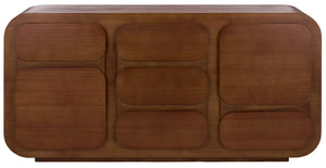 Safavieh Couture Herald 3 Shelf Wood Sideboard, SFV5547
