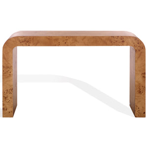 Safavieh Couture Tessly Burl Veneer Console, SFV5550