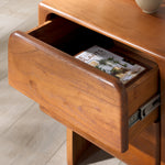 Safavieh Couture Finley 2 Drawer Wood Nightstand, SFV5750 - Natural