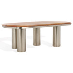 Safavieh Couture Osborn Metal Coffee Table, SFV5754 - Natural / Silver