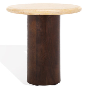 Safavieh Couture Jennamira Travertine Top Accent Table, SFV5762