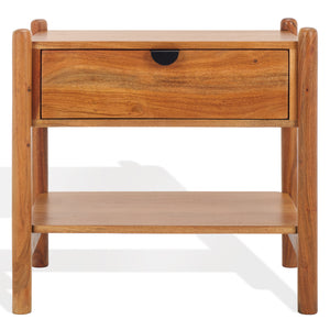 Safavieh Couture Shanti 1 Drawer Wood Nightstand, SFV5763