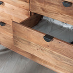 Safavieh Couture Shanti 6 Drawer Wood Dresser, SFV5764 - Natural / Black