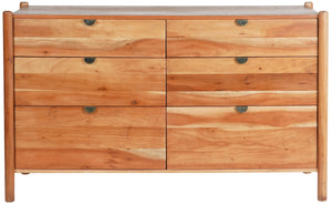 Safavieh Couture Shanti 6 Drawer Wood Dresser, SFV5764