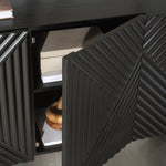 Safavieh Couture Hewitt Wood Sideboard, SFV5765 - Black