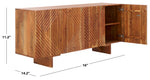 Safavieh Couture Hewitt Wood Sideboard, SFV5765 - Natural