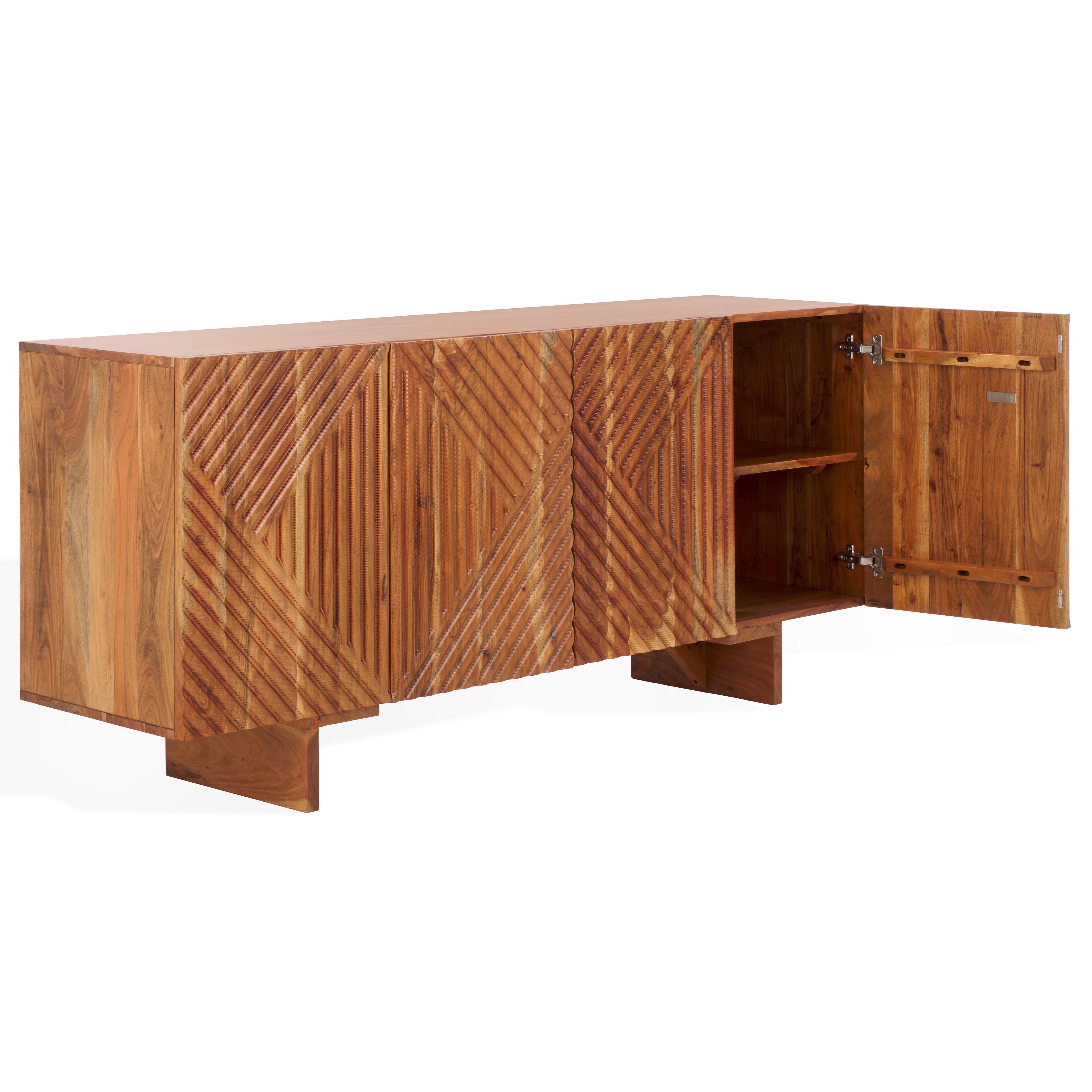 Safavieh Couture Hewitt Wood Sideboard, SFV5765 - Natural
