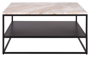 Safavieh Couture Macklyn Marble Top Coffee Table, SFV5769