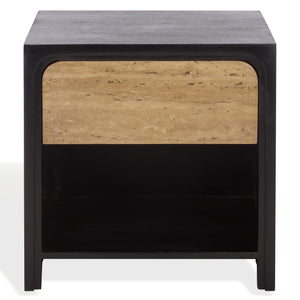 Safavieh Couture Halcyon Travertine Nightstand, SFV5776