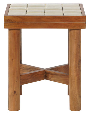 Safavieh Couture Kaylina Tile Top Accent Table, SFV5800