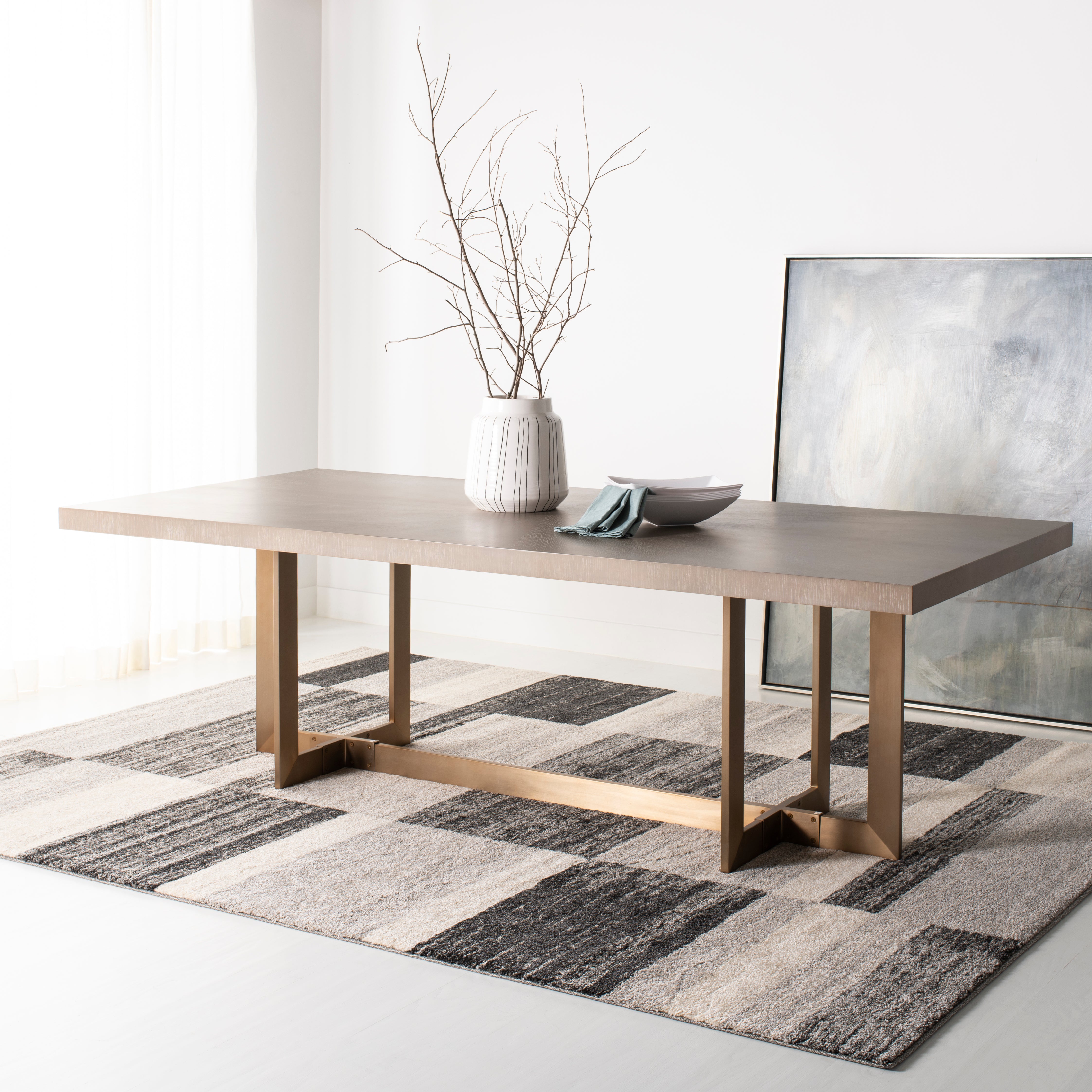 GREY OAK / BRASS