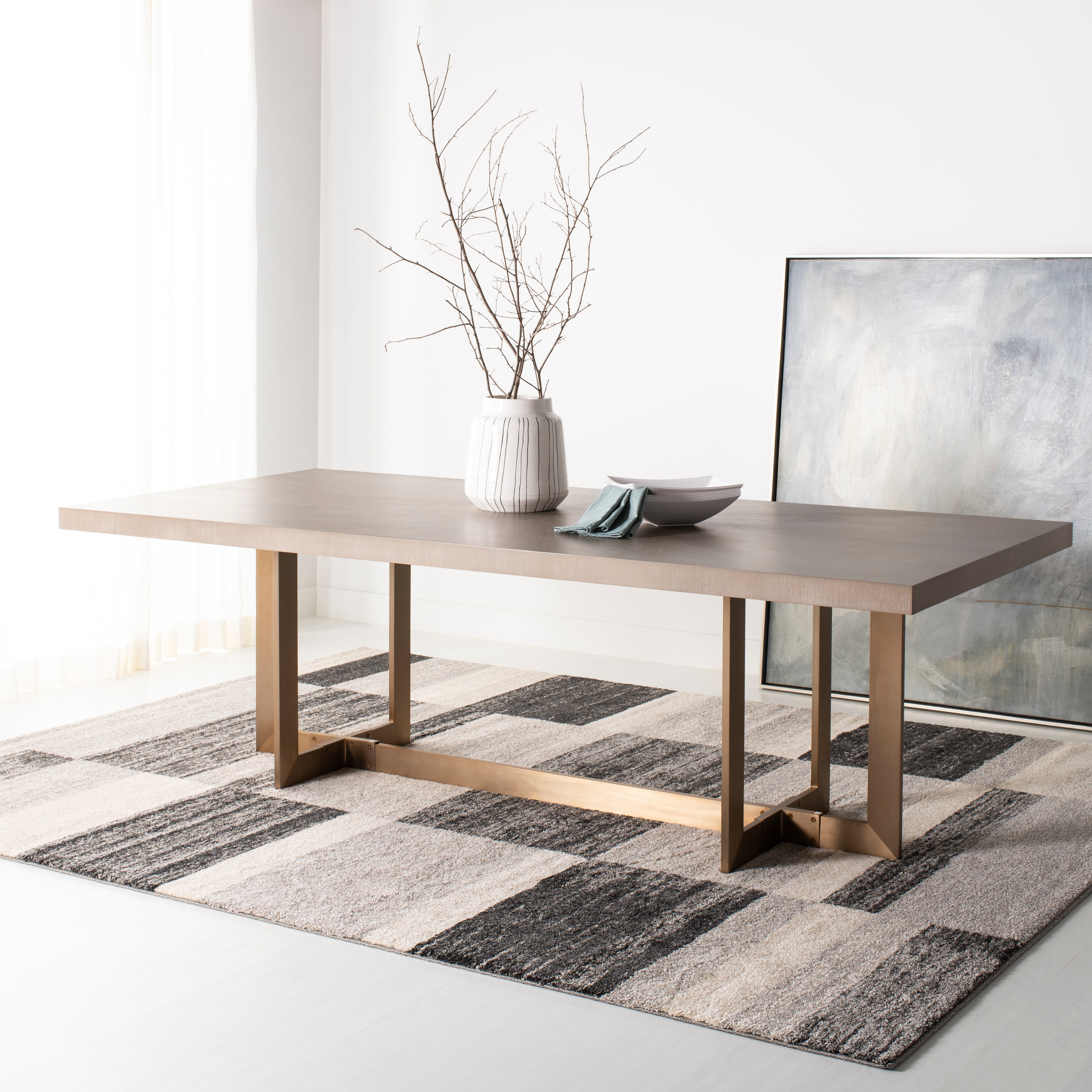 GREY OAK / BRASS
