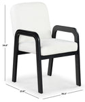 Safavieh Couture Roslina Boucle Dining Chair, SFV6105 - Ivory / Black
