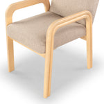 Safavieh Couture Roslina Boucle Dining Chair, SFV6105 - Light Brown / Natural
