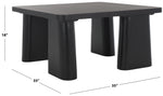 Safavieh Couture Martinelli Wood Coffee Table, SFV6401 - Black