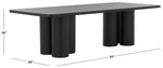 Safavieh Couture Kathalina Rectangle Wood Coffee Table, SFV6402 - Black