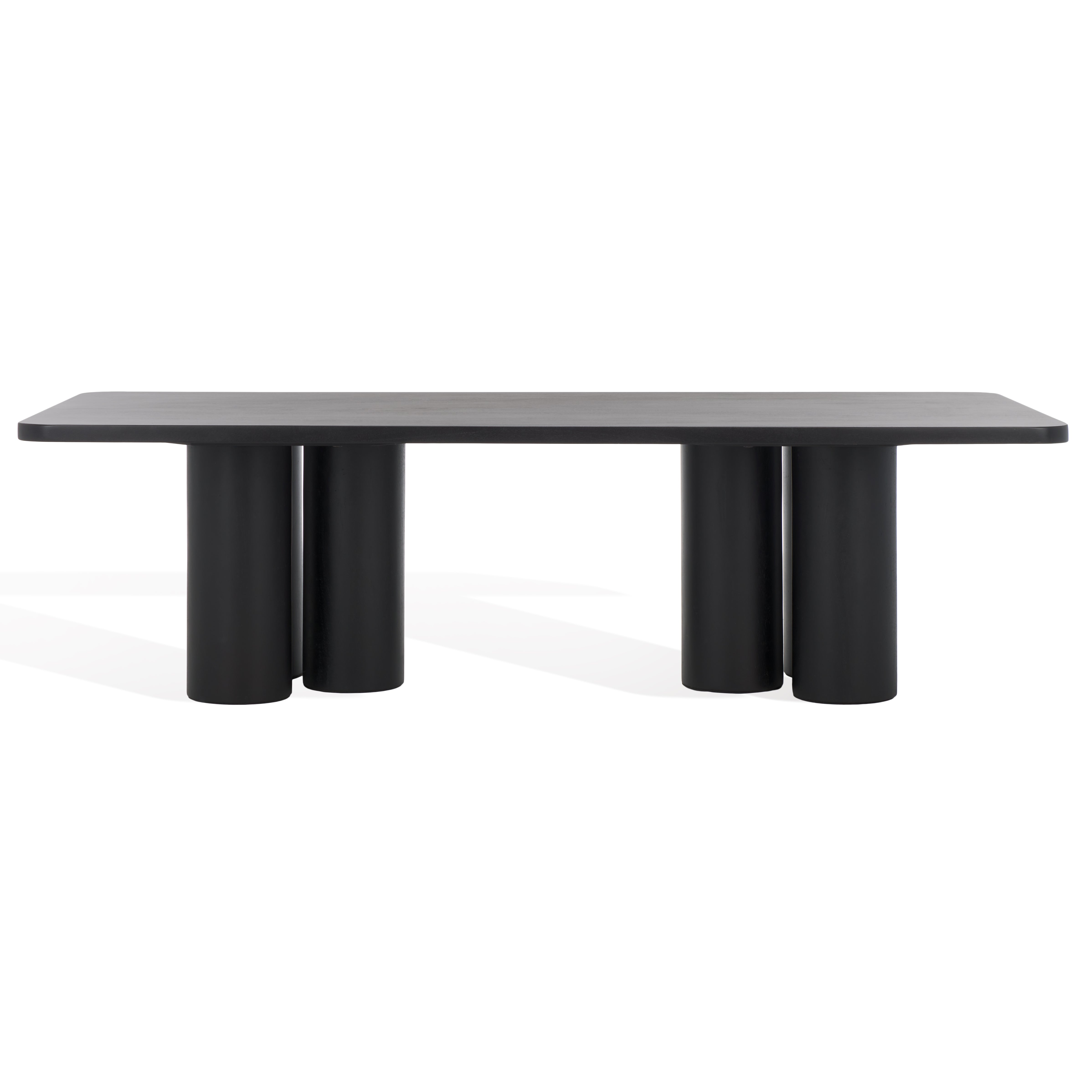 Safavieh Couture Kathalina Rectangle Wood Coffee Table, SFV6402 - Black