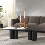 Safavieh Couture Kathalina Rectangle Wood Coffee Table, SFV6402 - Black
