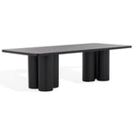 Safavieh Couture Kathalina Rectangle Wood Coffee Table, SFV6402 - Black