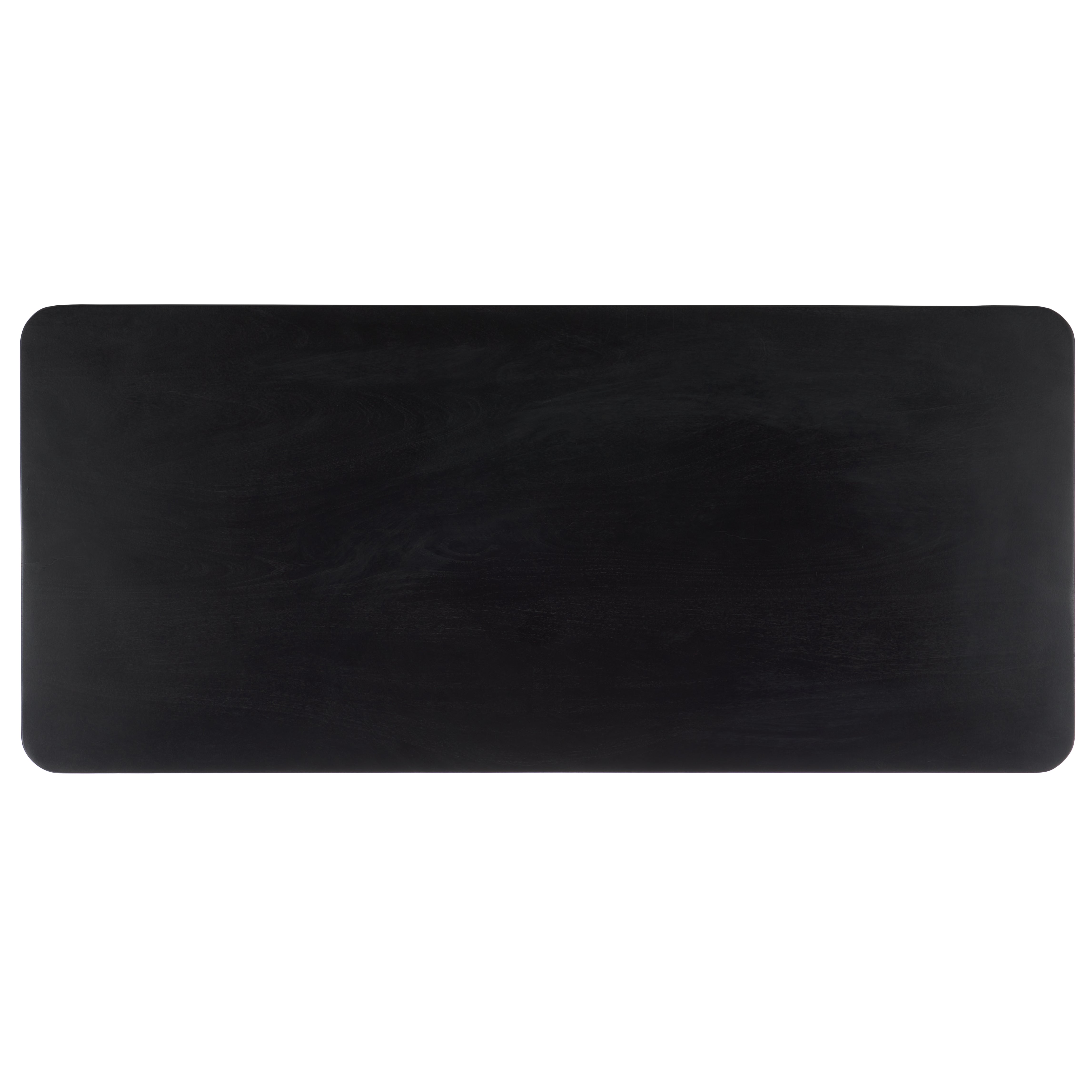 Safavieh Couture Kathalina Rectangle Wood Coffee Table, SFV6402 - Black