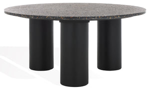 Safavieh Couture Kathalina Round Terrazzo Top Coffee Table, SFV6403