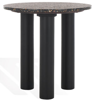 Safavieh Couture Kathalina Round Terrazzo Top Accent Table, SFV6404
