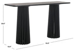 Safavieh Couture Penelope Wood Console Table, SFV6408 - Black