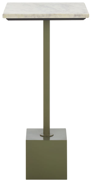 Safavieh Couture Albertelli Marble Drink Table, SFV6807