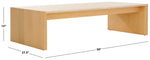 Safavieh Couture Bellarose Travertine Coffee Table, SFV7228 - Natural / Travertine