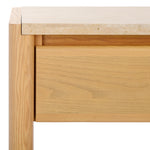 Safavieh Couture Bellarose Travertine Console Table, SFV7230 - Natural / Travertine