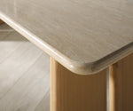 Safavieh Couture Bellarose Travertine Dining Table, SFV7231 - Natural / Travertine