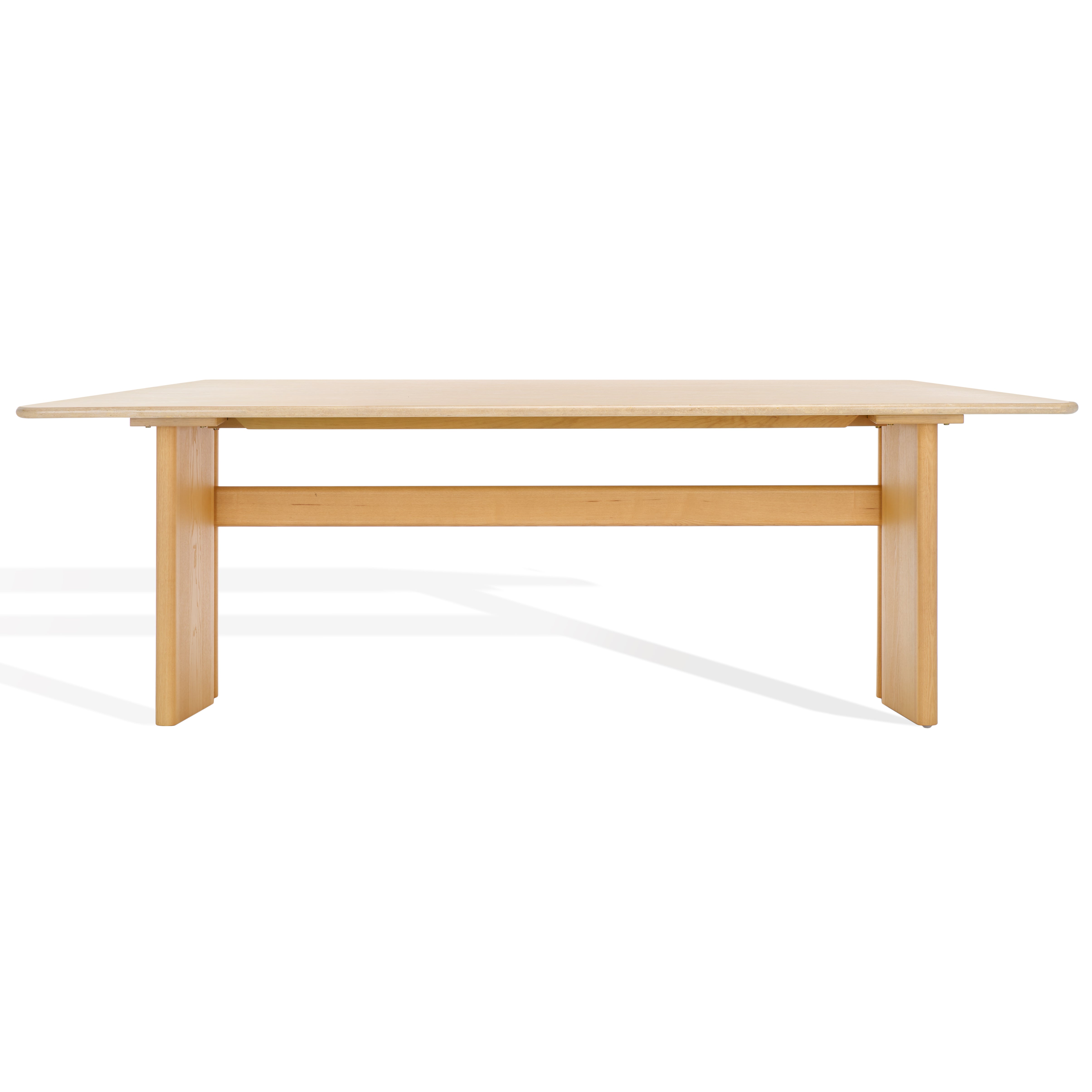 Safavieh Couture Bellarose Travertine Dining Table, SFV7231 - Natural / Travertine