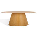 Safavieh Couture Owyn Oval Wood Dining Table, SFV7237 - Natural