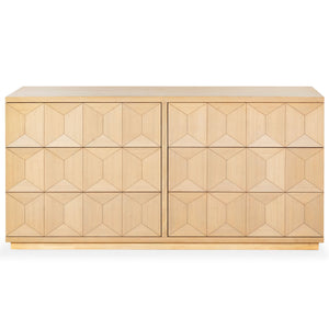 Safavieh Couture Deziree Wood 6 Drawer Dresser, SFV7244