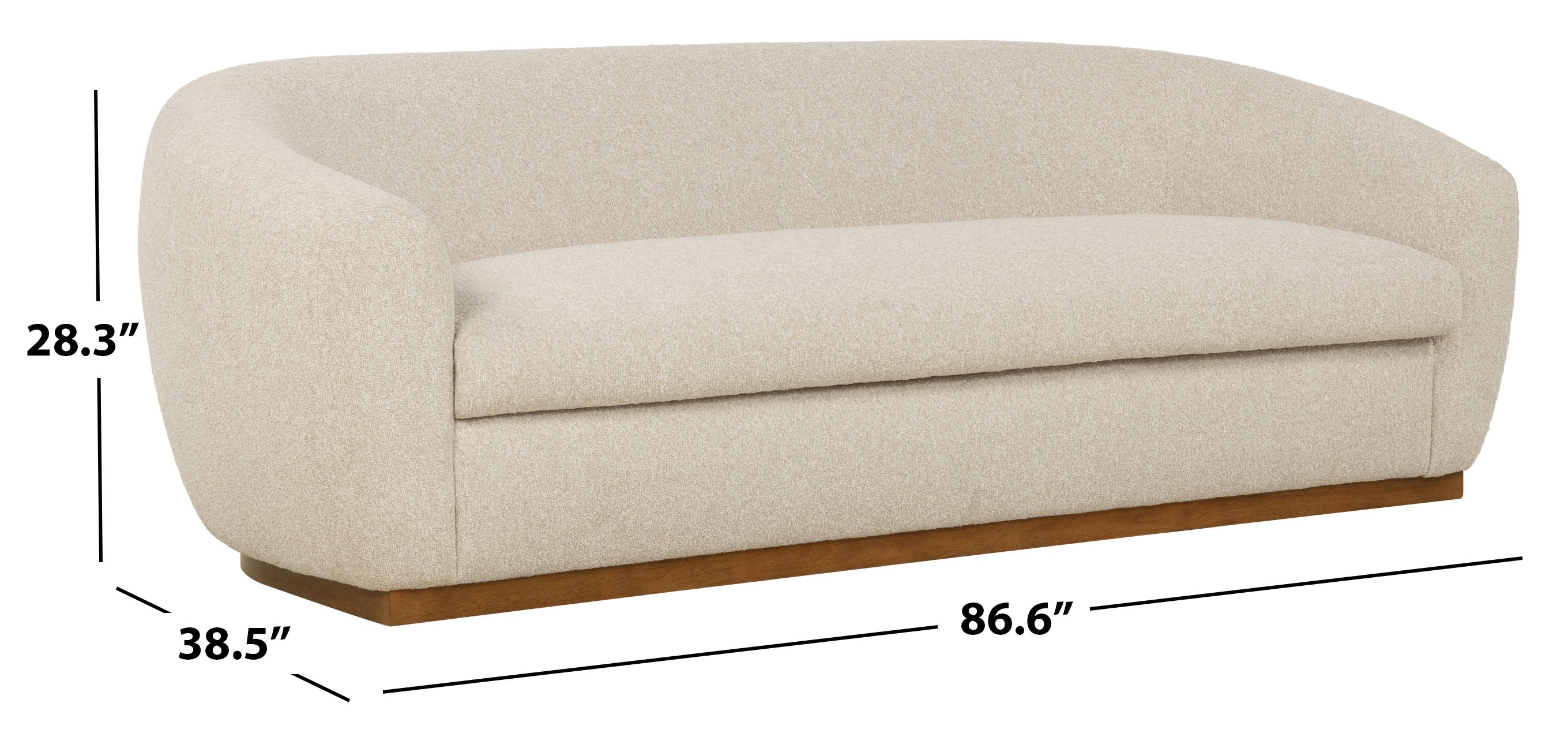 BEIGE / WALNUT