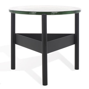 Safavieh Couture Rozalia Cast Glass Accent Table, SFV7903
