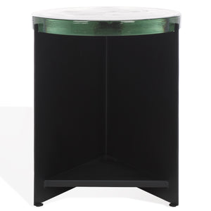 Safavieh Couture Marisella Cast Glass Accent Table, SFV7907
