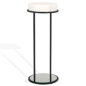 Safavieh Couture Jennibelle Marble And Mirror Drink Table, SFV7910
