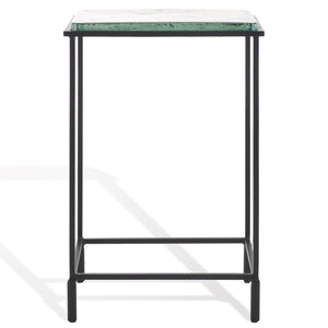 Safavieh Couture Ferguson Cast Glass Accent Table, SFV7911