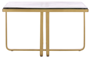 Safavieh Couture Dominic Glass Top Coffee Table, SFV7918