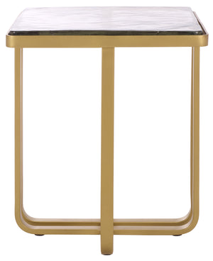 Safavieh Couture Dominic Glass Top Accent Table, SFV7919