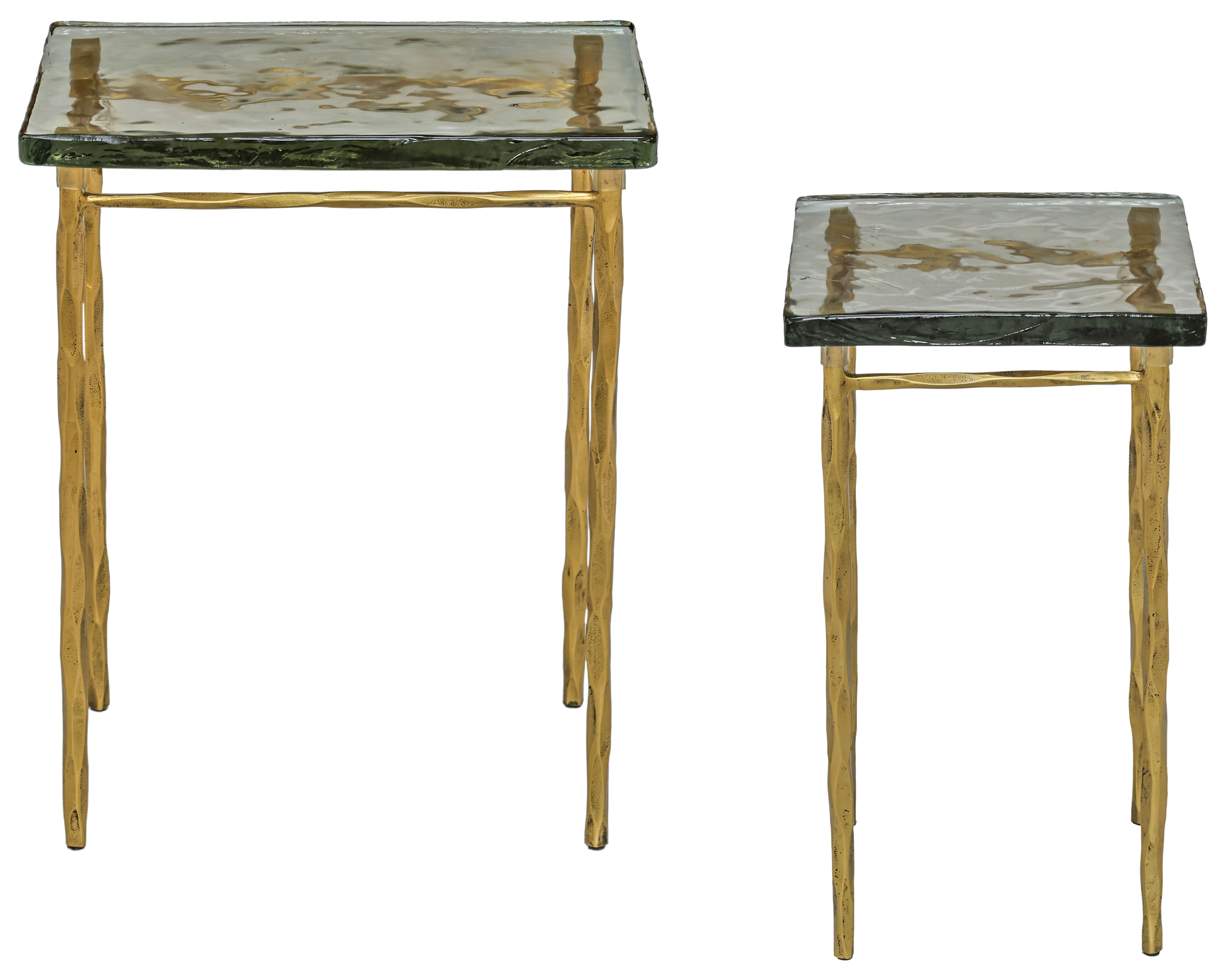 SMOKED GLASS / BRASS