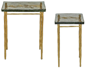 Safavieh Couture Mckenzie Glass Nesting Tables, SFV7921