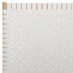 Safavieh Couture Cassity Leather Headboard Bed, SFV8200 - White / Natural